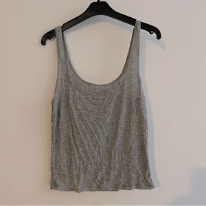 Negative Underwear Whipped Cropped A-Top in grey size s